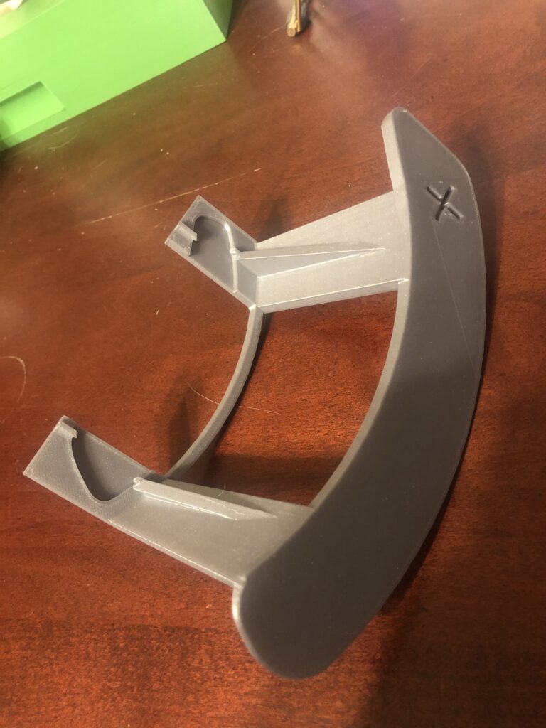 Custom 3D printed shifter bracket for video games and playstation