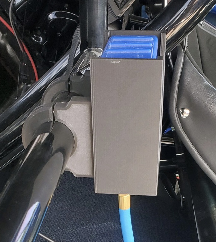Custom 3D Printed Air Pressure Gauge Roll Bar Bracket