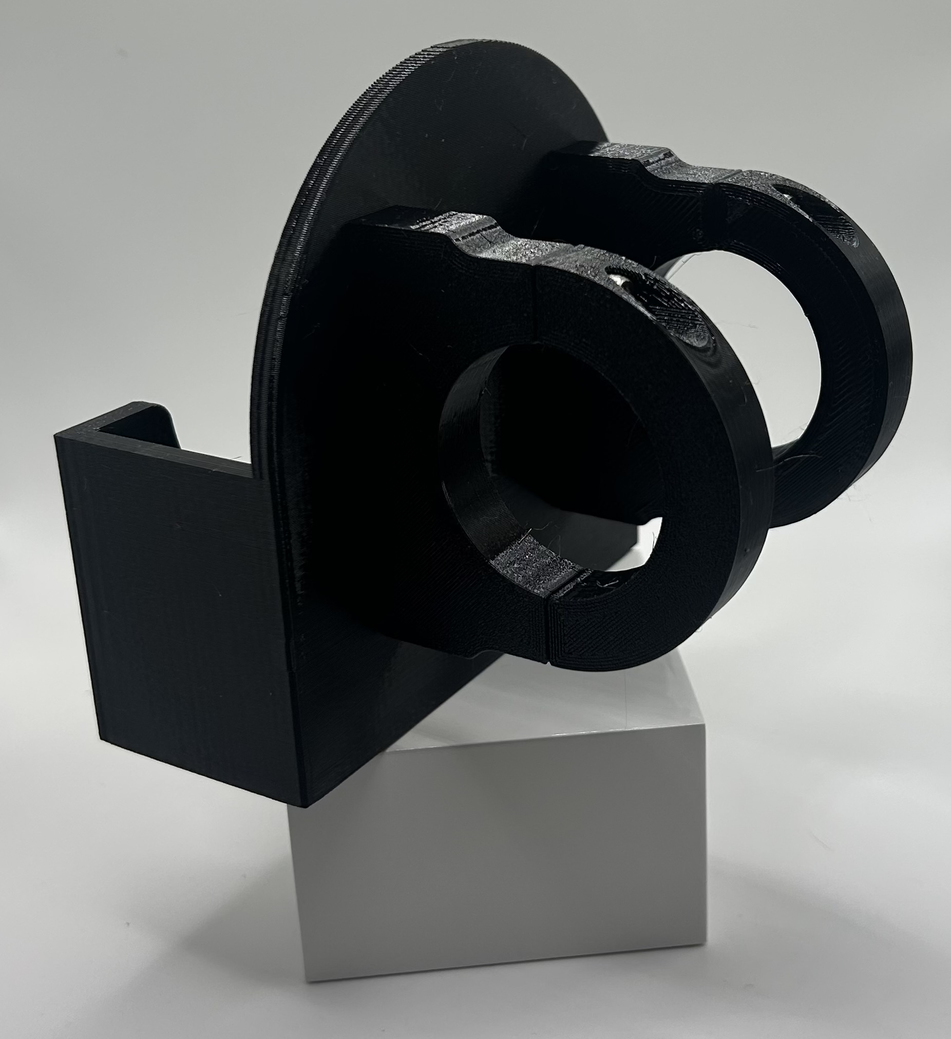 Custom 3D Printed Air Pressure Gauge Holder Bracket