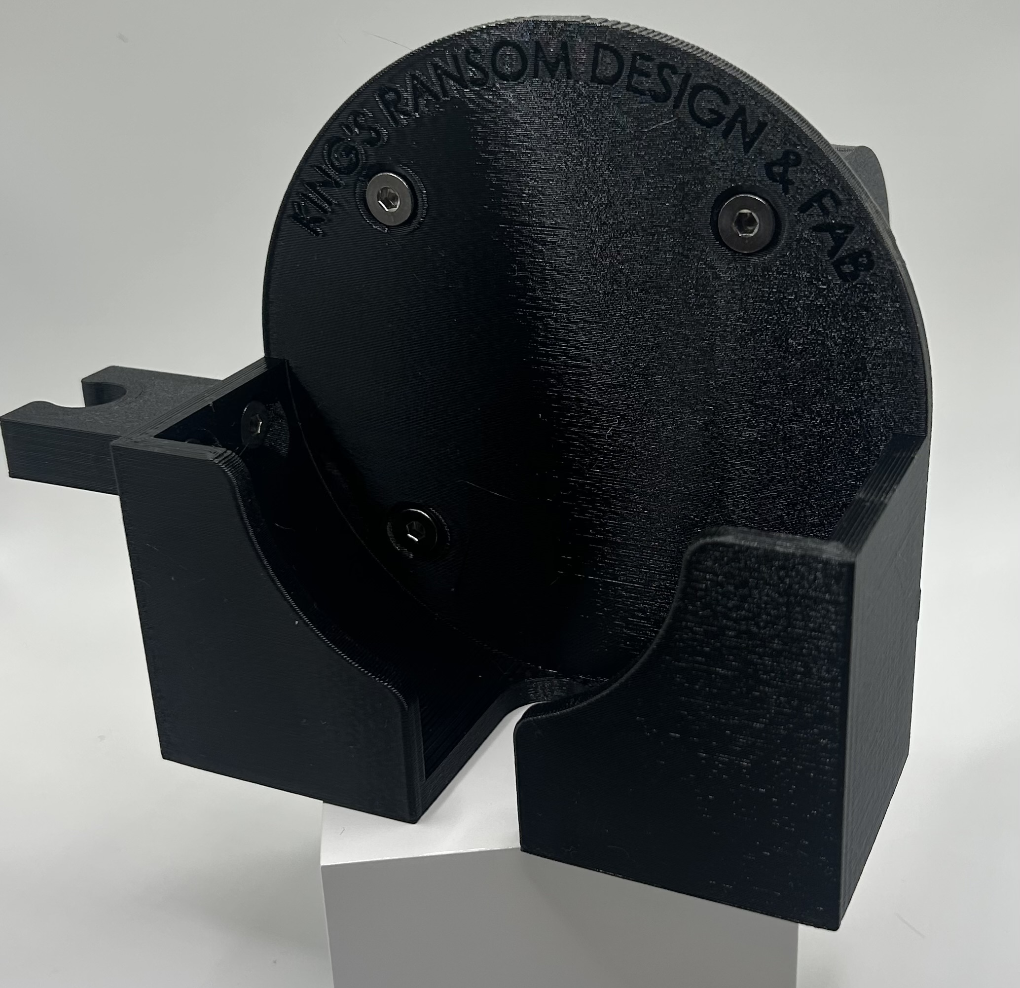 Custom 3D Printed Air Pressure Gauge Holder Bracket