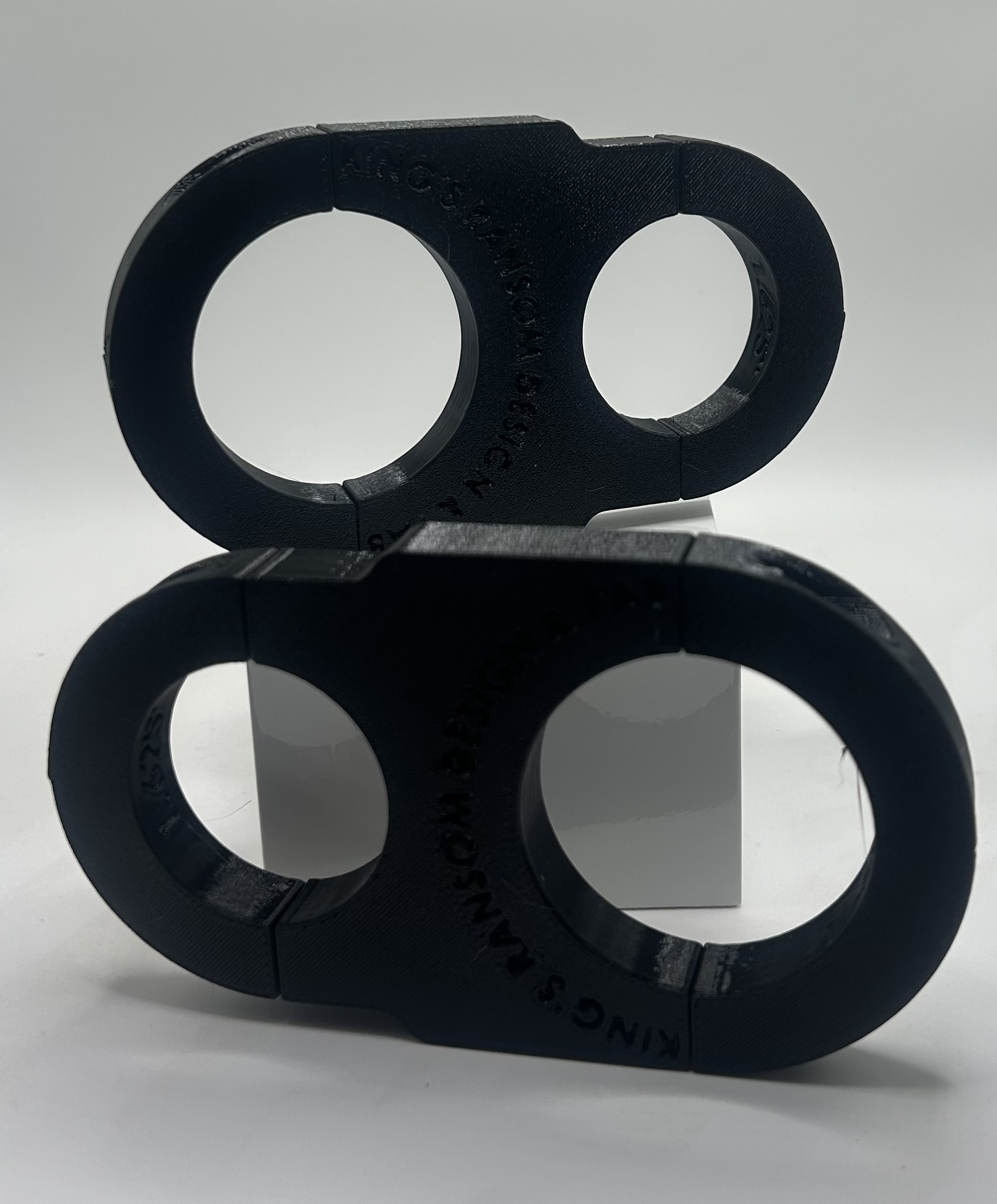 Custom 3D printed CO2 Bottle Bracket for Drag Racing