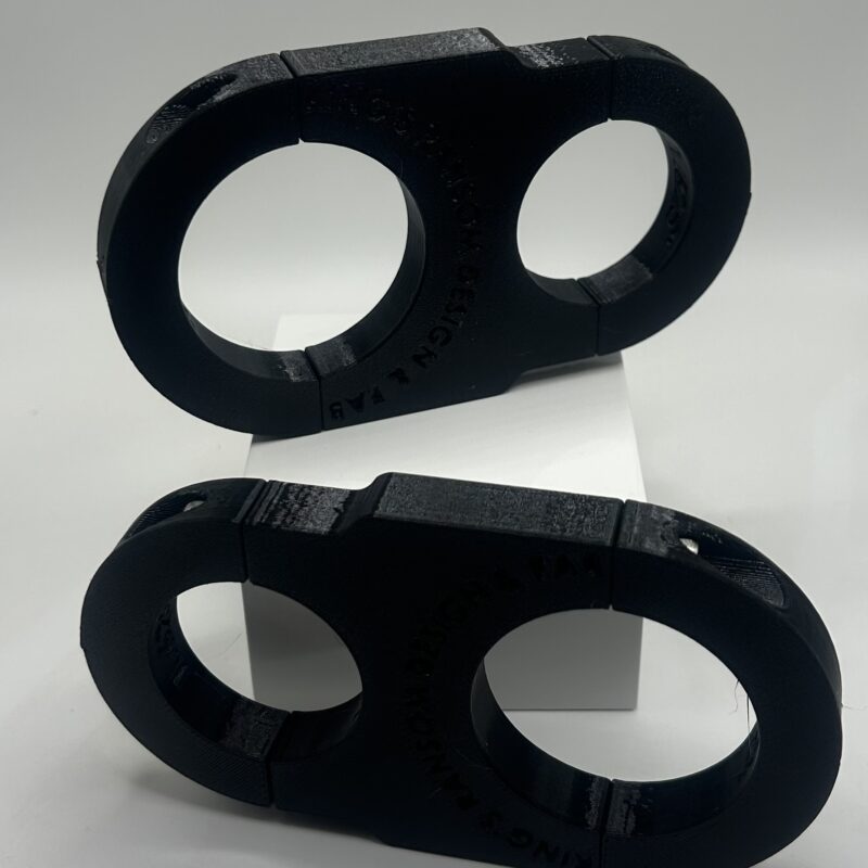 Custom 3D printed CO2 Bottle Bracket for Drag Racing