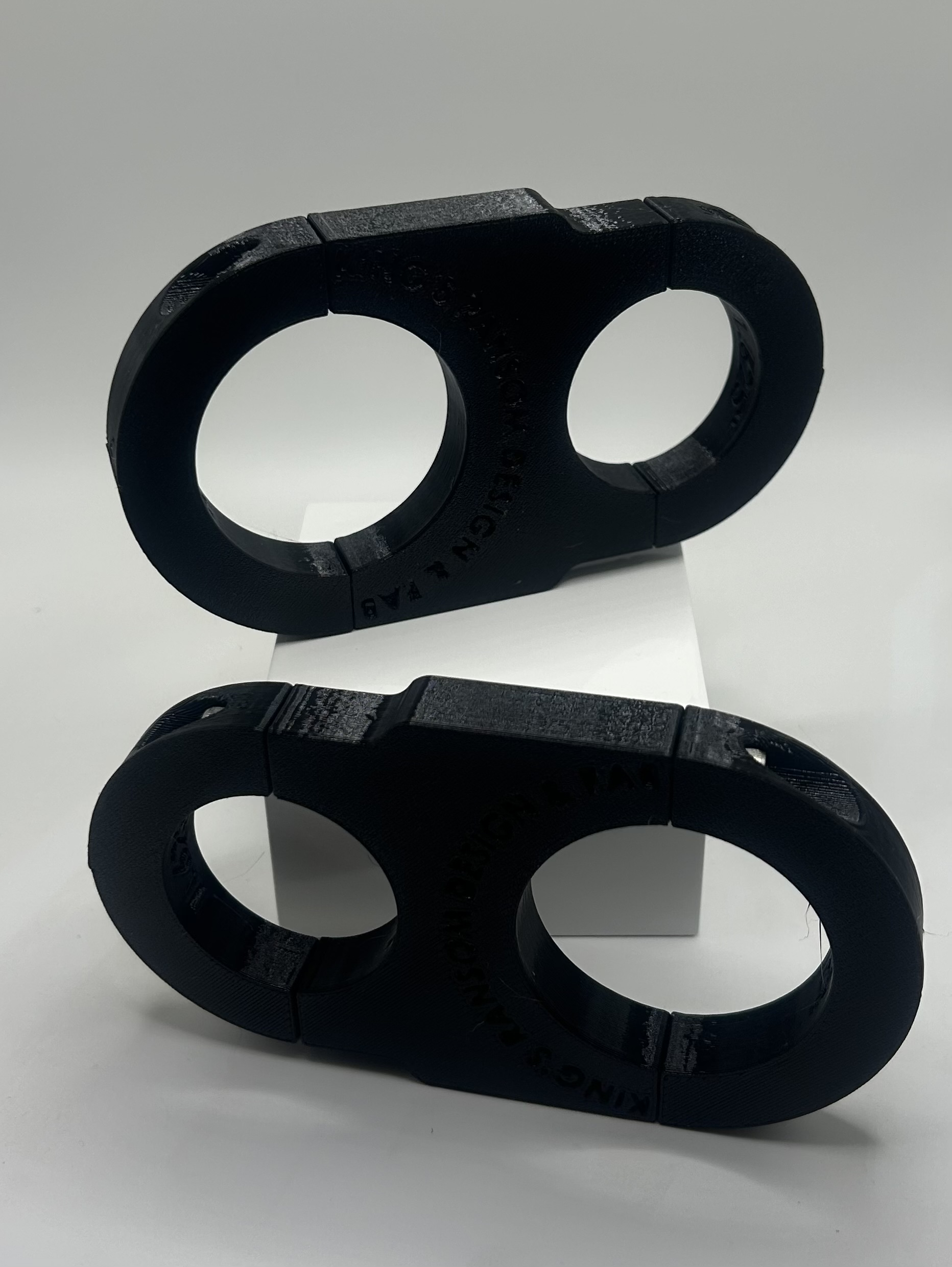 Custom 3D printed CO2 Bottle Bracket for Drag Racing