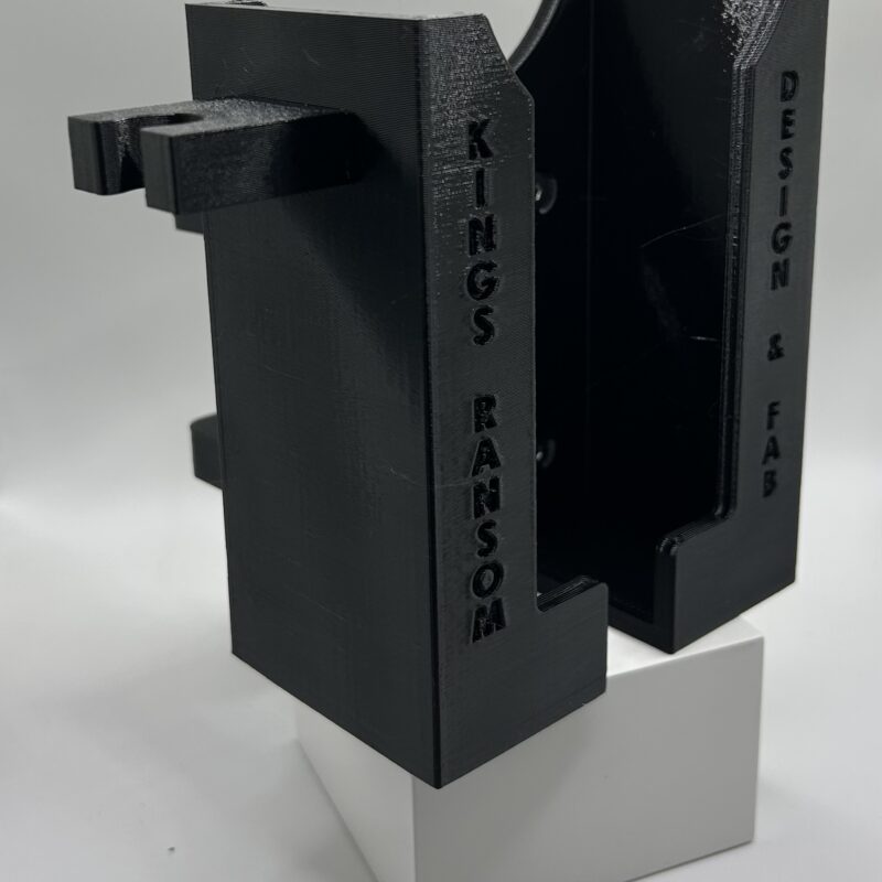 Custom 3D printed Air Pressure Gauge Bracket for Drag Racing