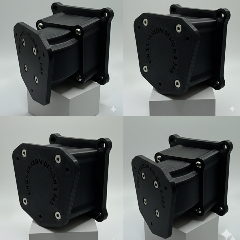 K&R Delay Box Bracket - Dash / Vertical Flat Mount - Fixed