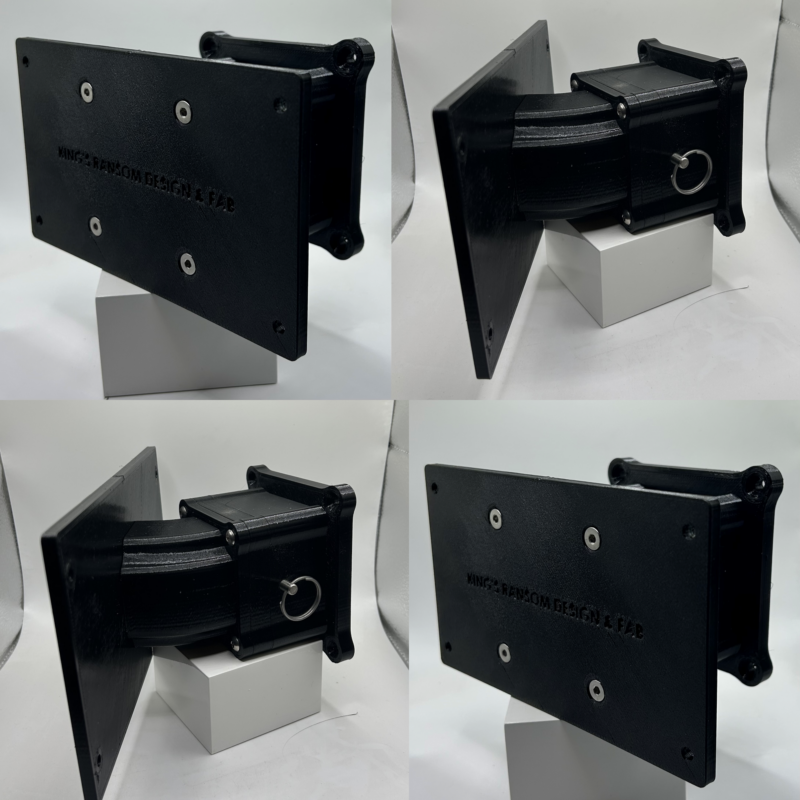 Custom 3D printed PETG Digital Delay Bracket for Drag Racing