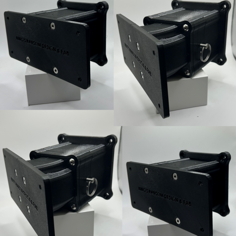 Custom 3D printed PETG Digital Delay Bracket for Drag Racing