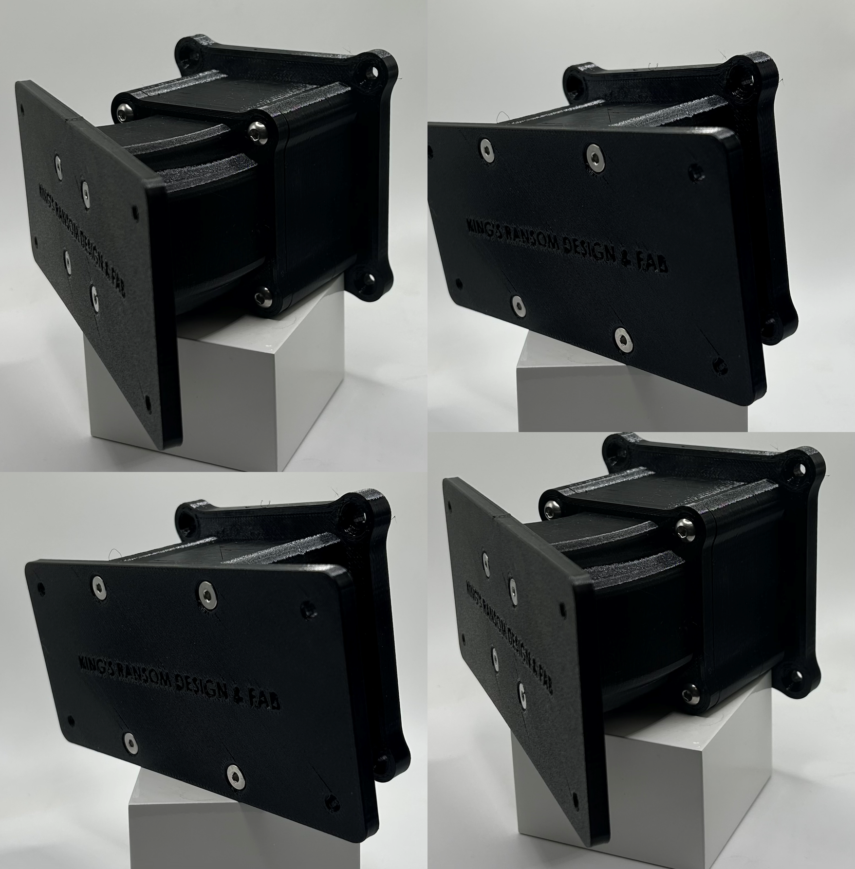 Custom 3D printed PETG Digital Delay Bracket for Drag Racing