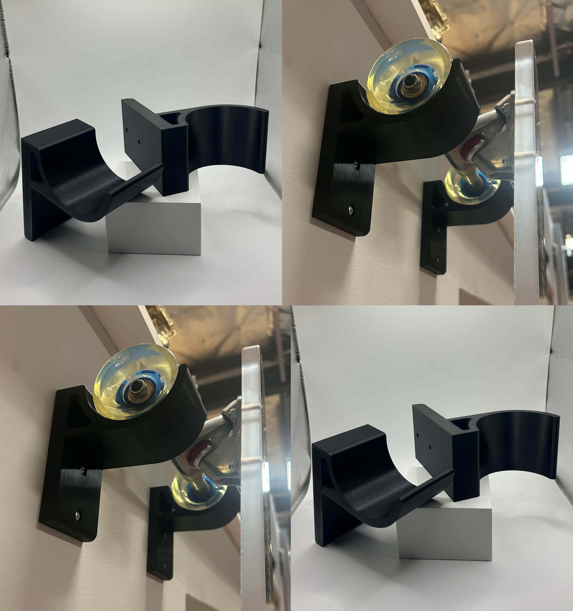 Skateboard Wall Mounting Brackets (Set of 2)